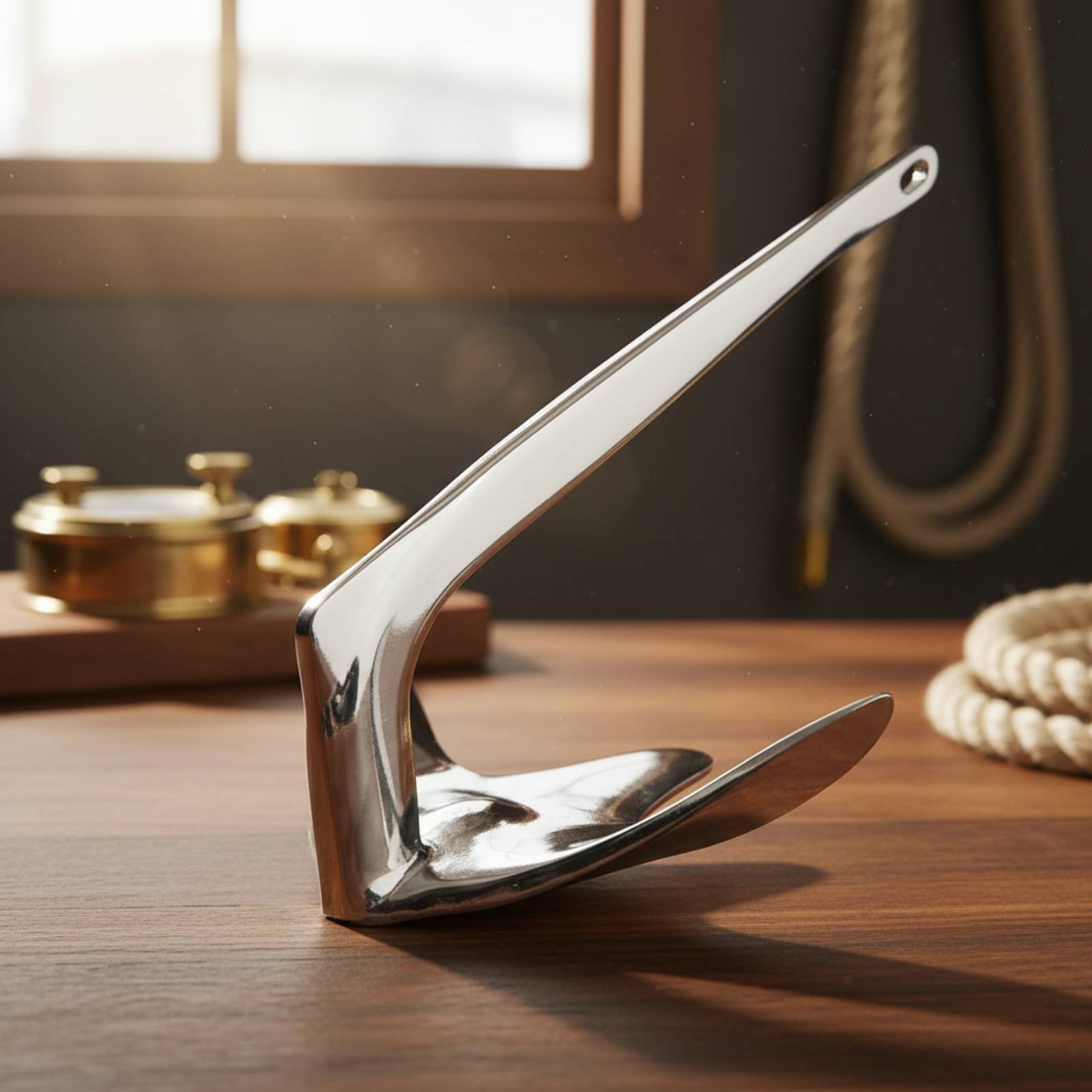 Fishing Boat Anchor - Bruce Type Anchor Stainless Steel Boat