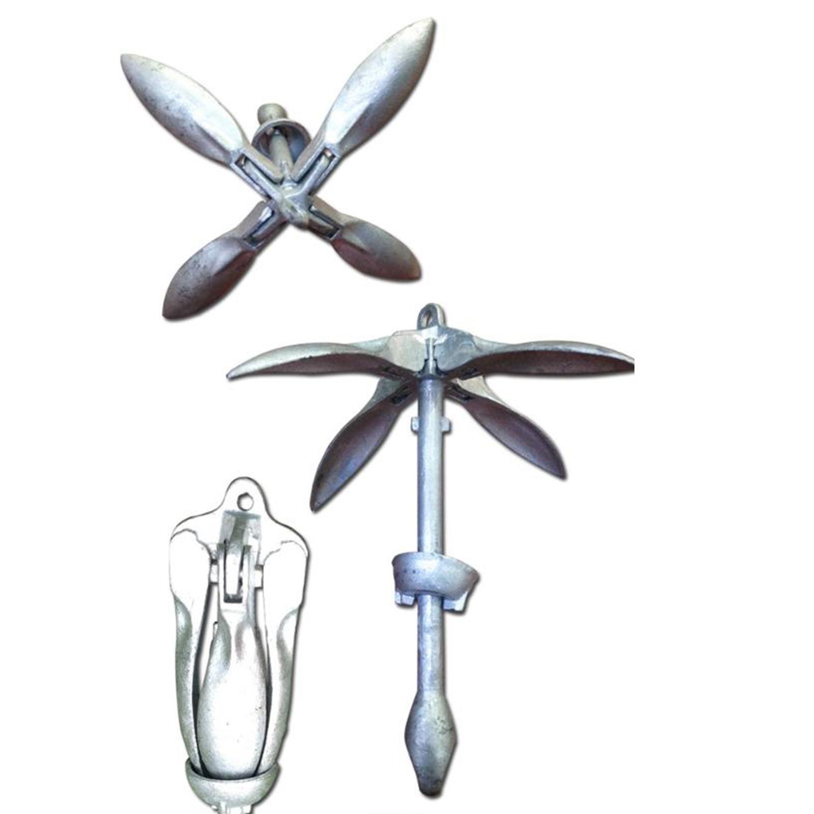 Fishing Boat Anchor - Collapsible Boat Anchor Equipment Heavy Duty