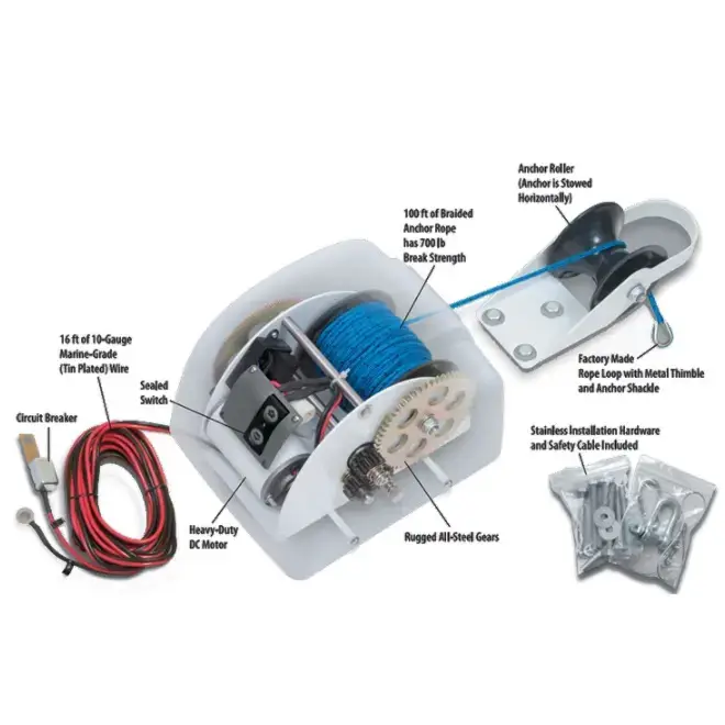 Factory Direct Sailboat Yacht  - огляд і ціна Fishing Boat Anchor Winch