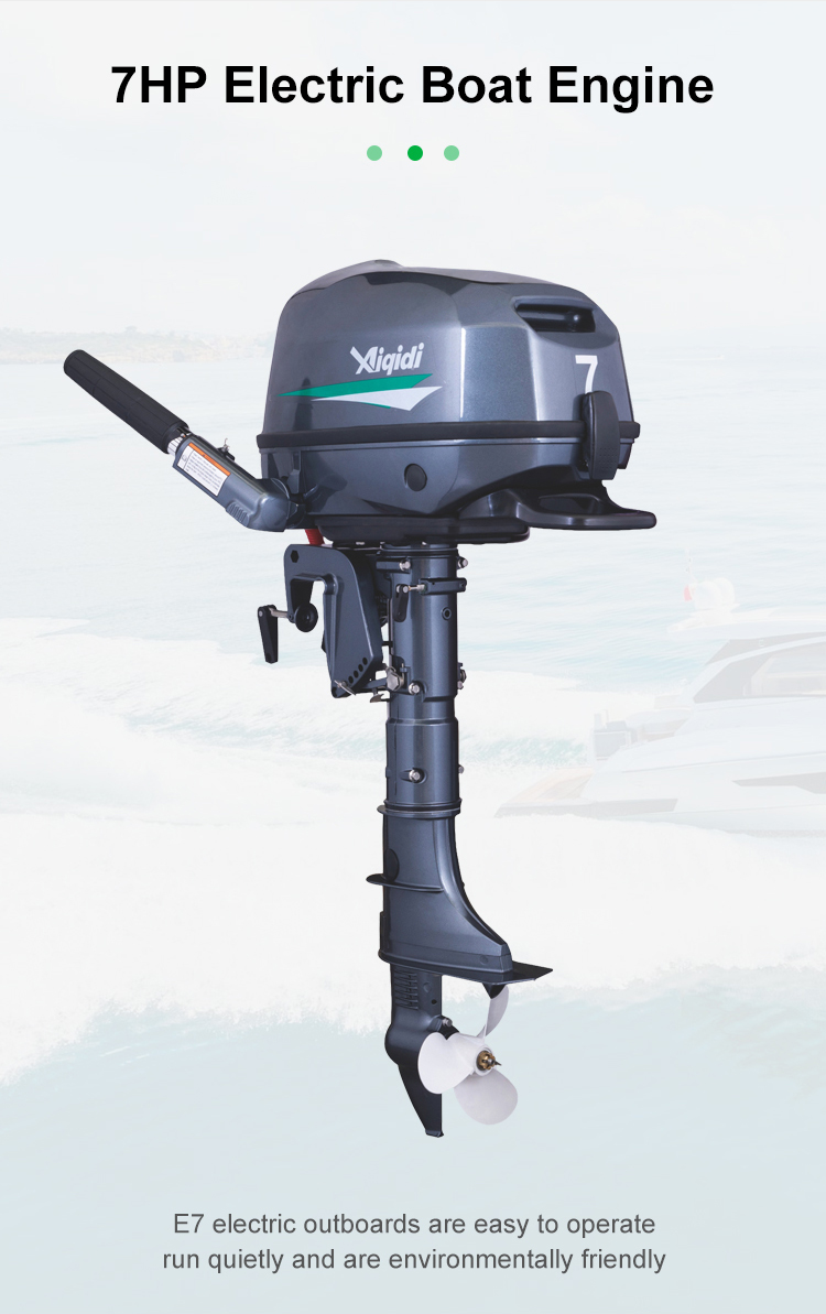 AIQIDI E7 7HP Boat Motor Water - огляд і ціна Fishing Boat Outboard Motor