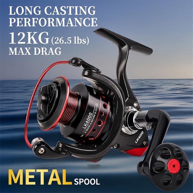 Full Metal Spinning Fishing Re - огляд і ціна Fishing Boat Steering Wheel