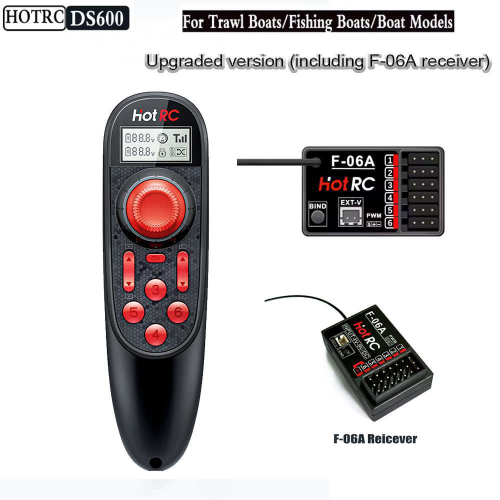 HOTRC DS600 Wireless Remote Co - огляд і ціна Fishing Boat Trailer