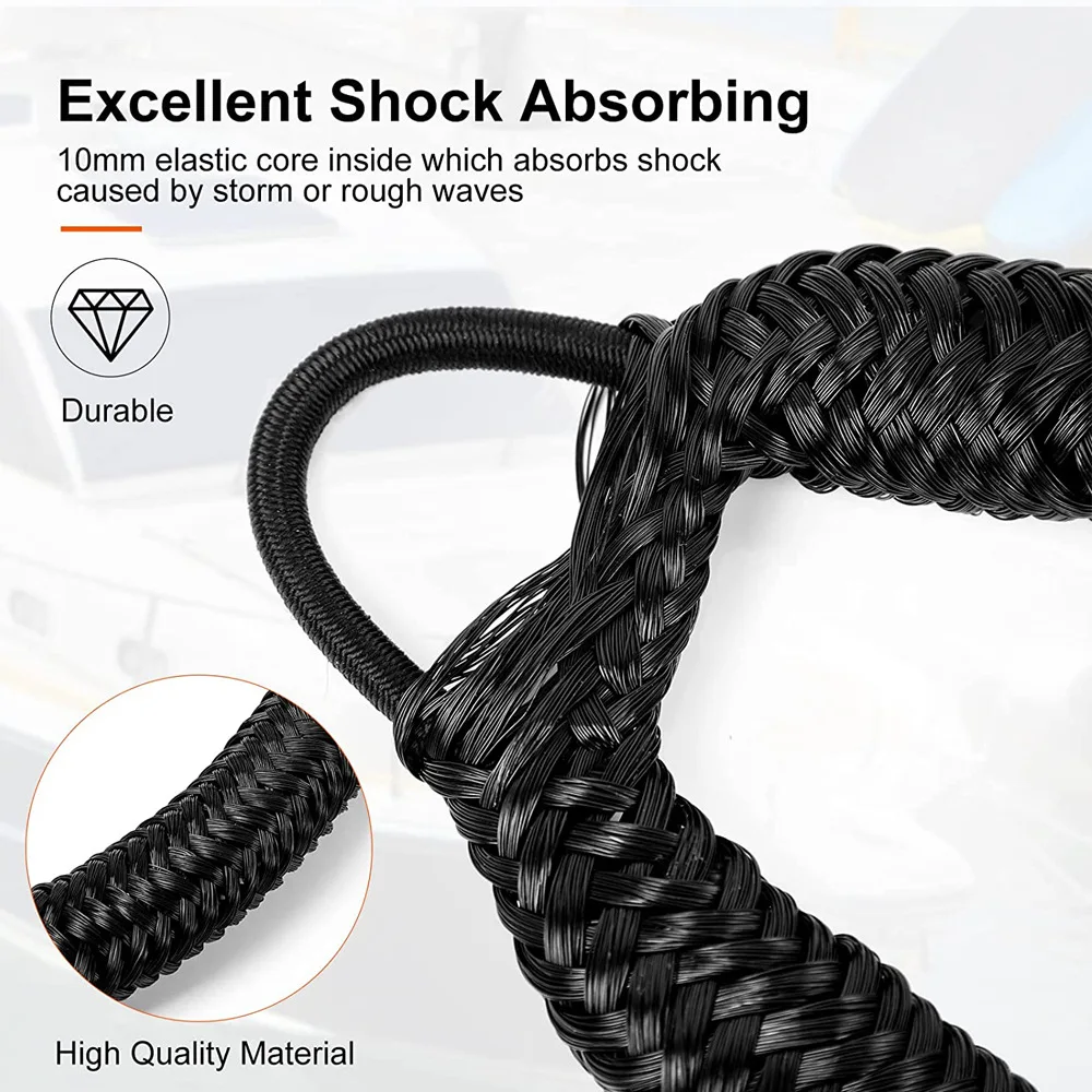 Boat Bungee Dock Line M8 Hook  - огляд і ціна Fishing Boat Anchor