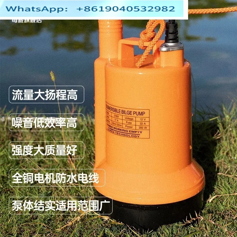 Marine bilge pump 12V24v DC su - огляд і ціна Fishing Boat Bilge Pump