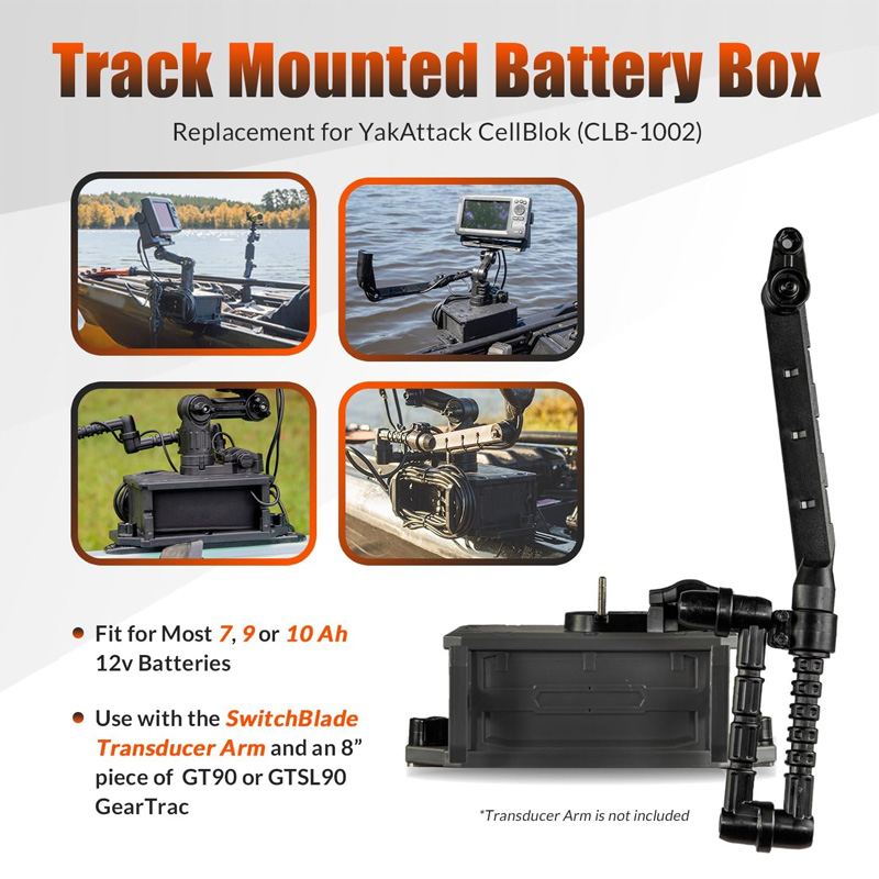 Track Mounted Battery Box for  - огляд і ціна Fishing Boat Steering Wheel
