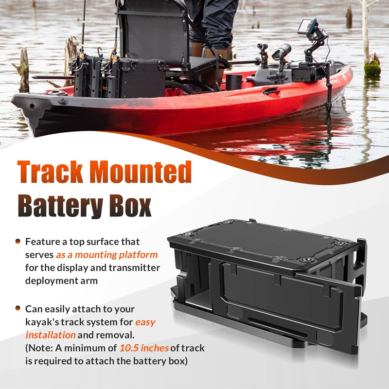Track Mounted Battery Box for  - огляд і ціна Fishing Boat Steering Wheel