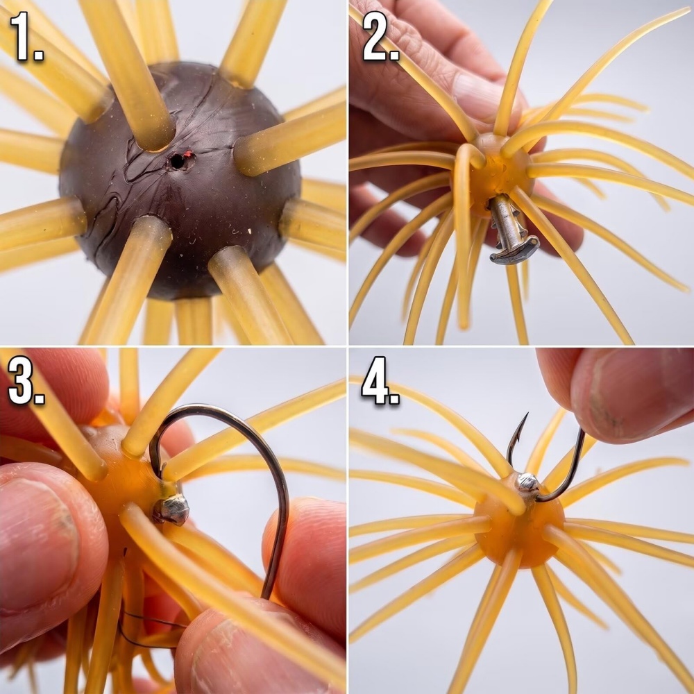 5pcs Sea Urchin Bait Weights w - огляд і ціна Fishing Boat Anchor